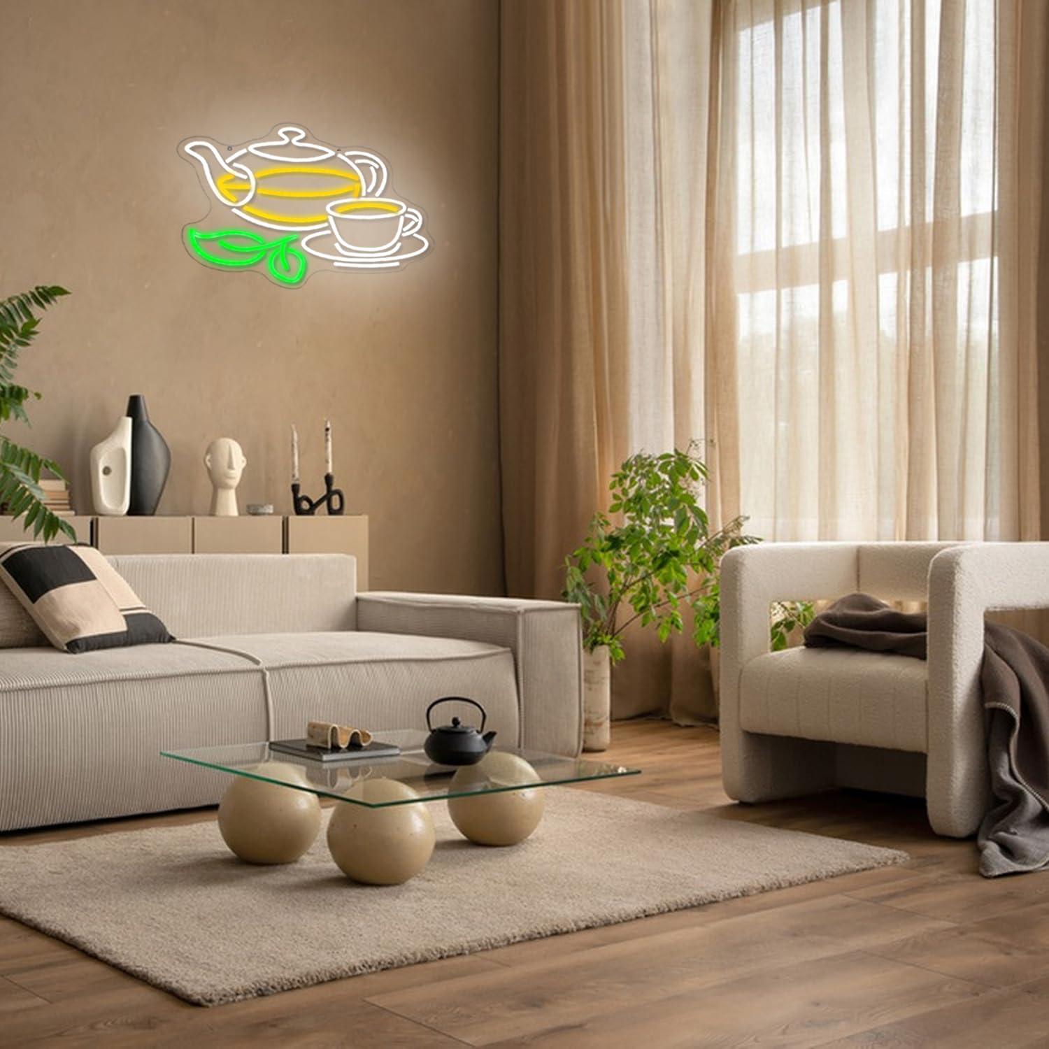 Tea Neon Sign USB Dimmable LED - đánh giá và giá Coffee Tea Plantation