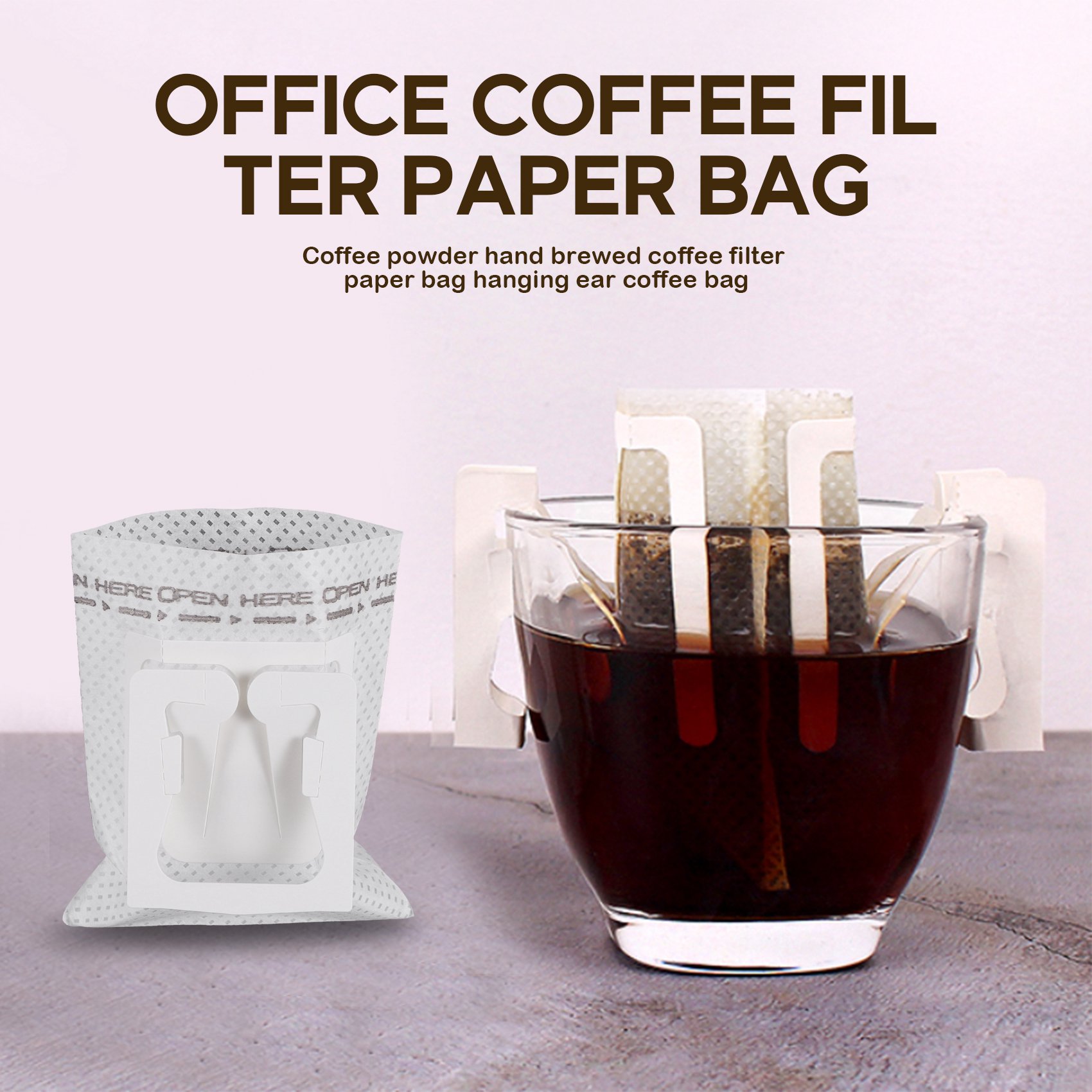 50Pcs / Pack Drip Coffee Filte - đánh giá và giá Coffee&Tea House Menu