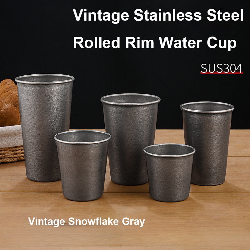 Retro Silver Stainless Steel D - đánh giá và giá Coffee Tea Tumbler