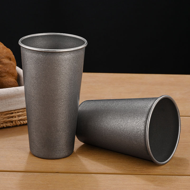 Retro Silver Stainless Steel D - đánh giá và giá Coffee Tea Tumbler