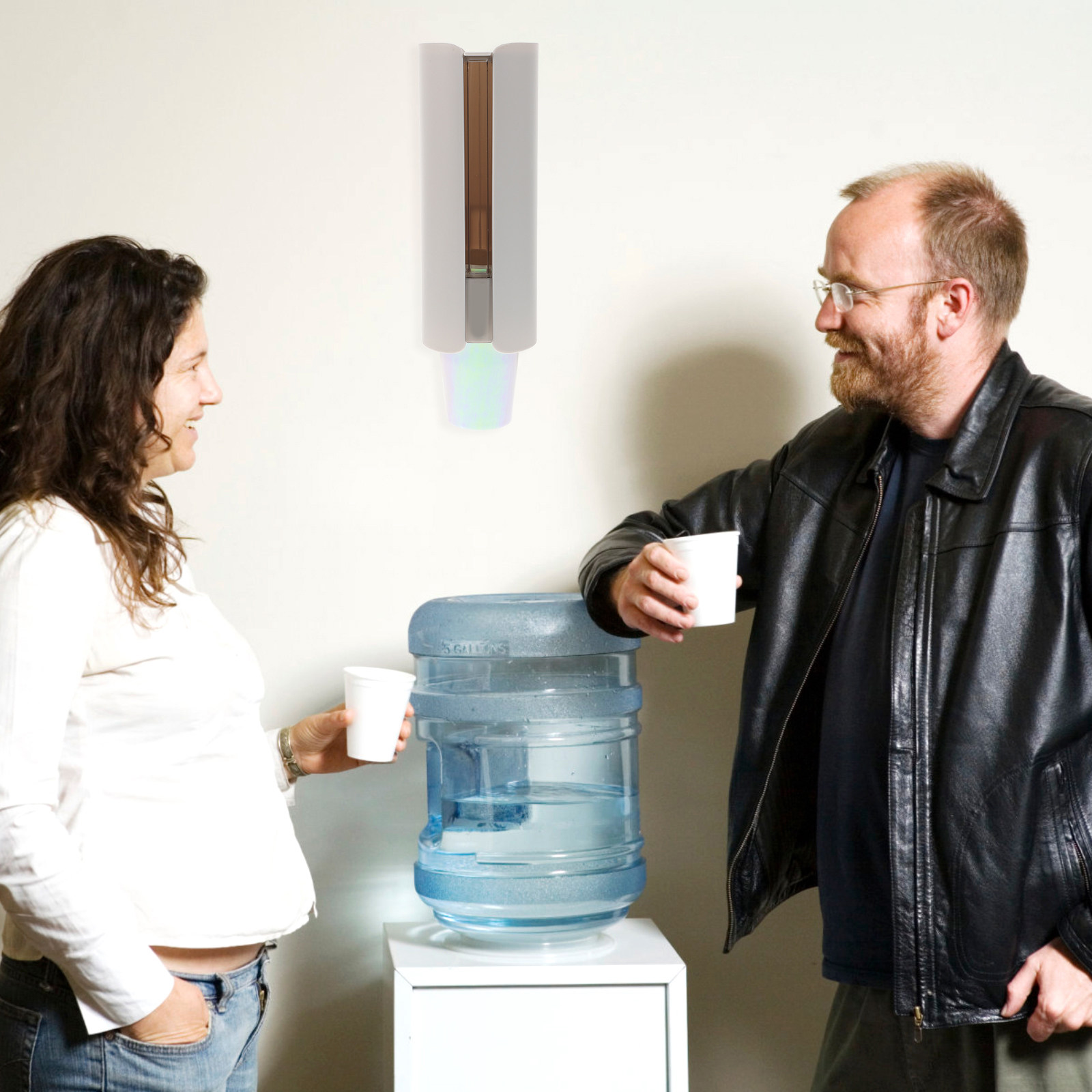 1Pcs Wall Mounted Cup Dispense - đánh giá và giá Wallpaper Coffee And Tea