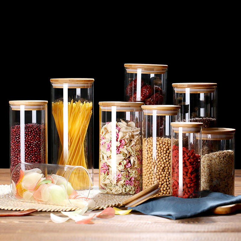 Glass Food Storage Jars with A - đánh giá và giá Coffee Tea And Bean Leaf
