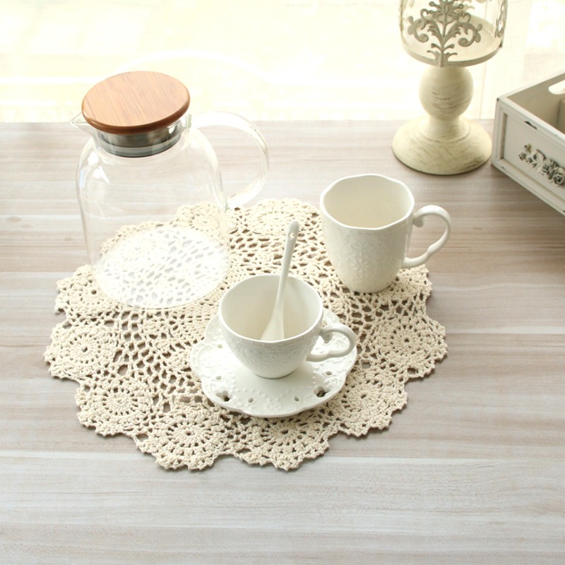 Modern Cotton Placemat Cup Coa - đánh giá và giá Coffee Tea Place