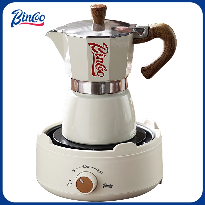 Bincoo Moka Pot and Electric S - đánh giá và giá Moka Pot Stove