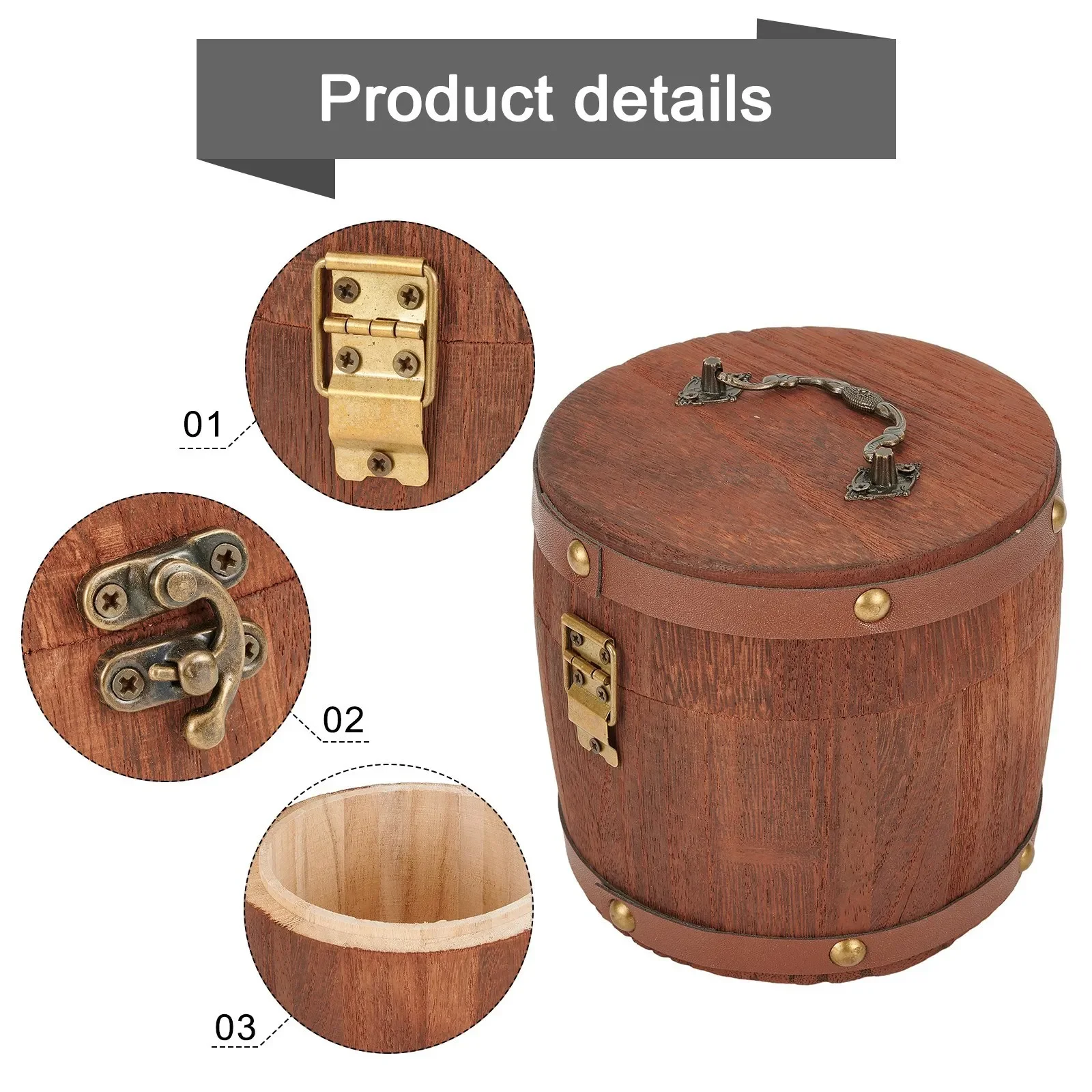1pc Portable Tea Wood-Barrel C - đánh giá và giá Coffee Tea And Bean Leaf