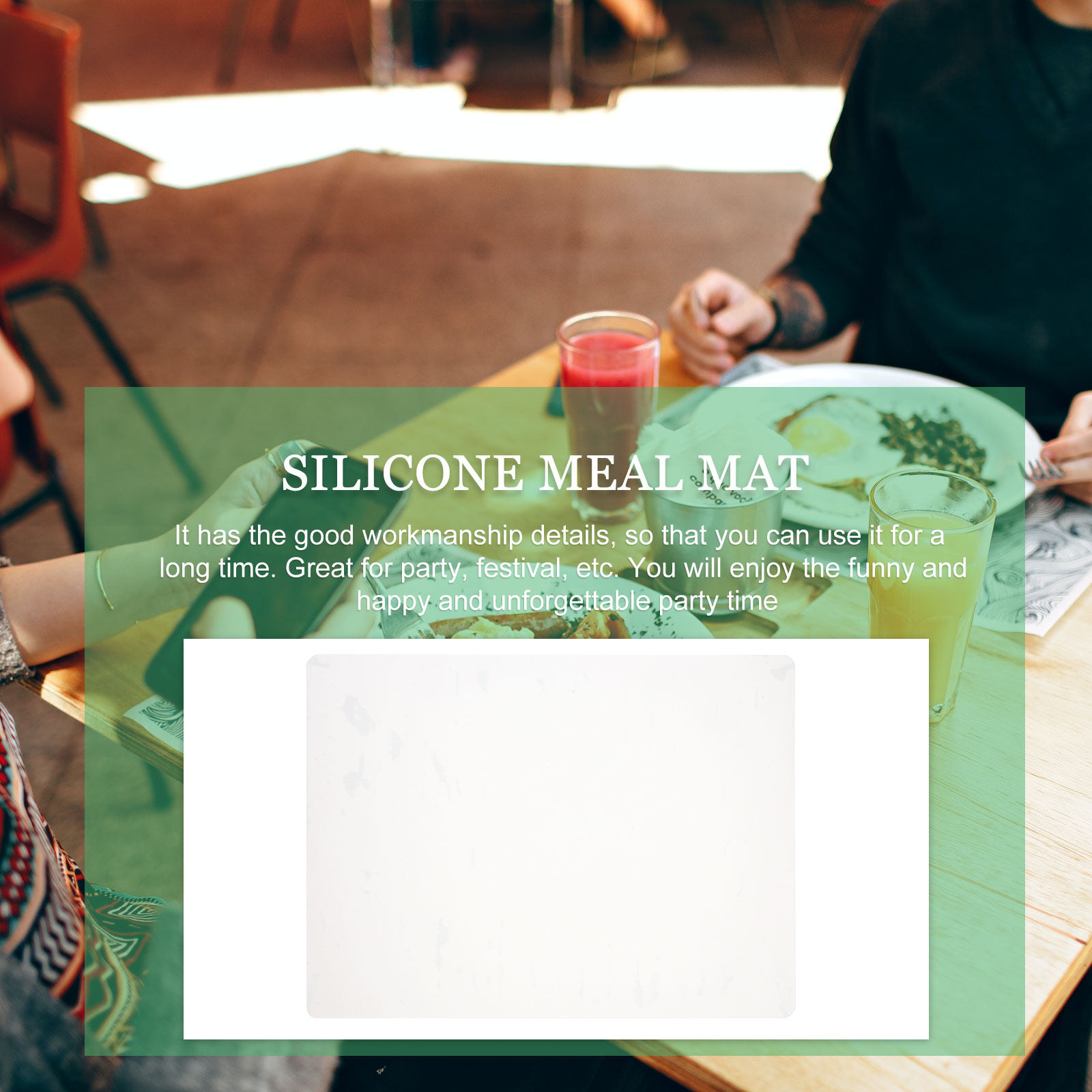 4Pcs Silicone Place Mat Heat-R - đánh giá và giá Coffee Tea Place