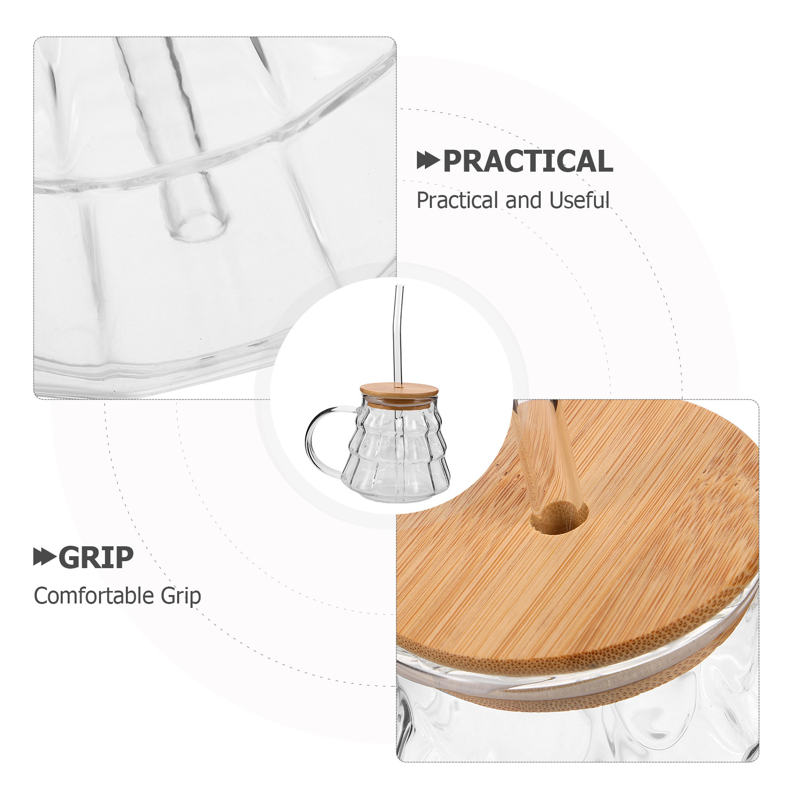 Transparent Glass Milk Cup wit - đánh giá và giá Coffee Tea Tumbler