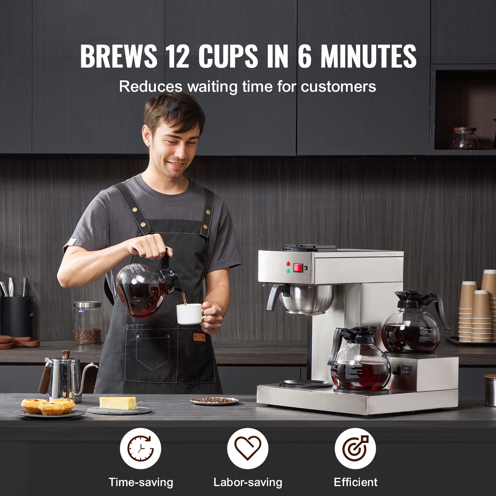 12 Cups Commercial Drip Coffee - đánh giá và giá Coffee&Tea House Menu