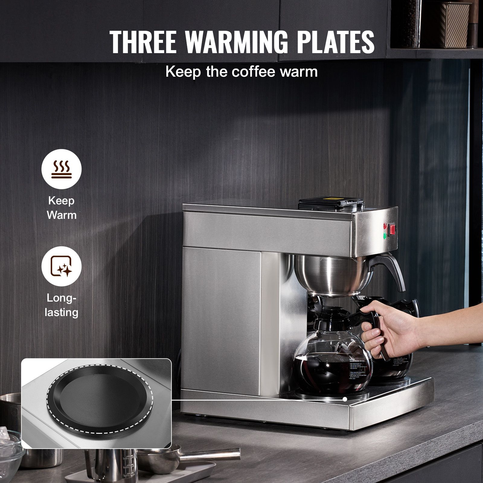 12 Cups Commercial Drip Coffee - đánh giá và giá Coffee&Tea House Menu