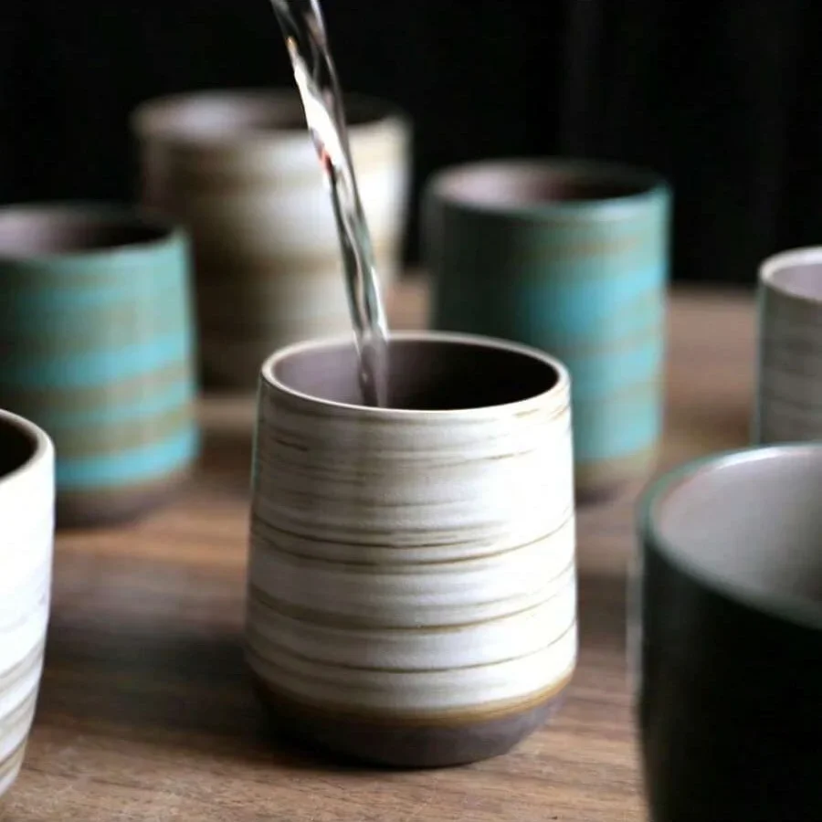 Hand-Painted Crackle Glaze Sto - đánh giá và giá Coffee Tea Flask