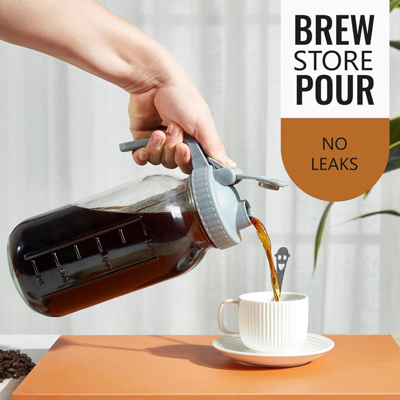 Cold Brew Coffee Maker Jar 64O - đánh giá và giá Coffee&Tea House Menu