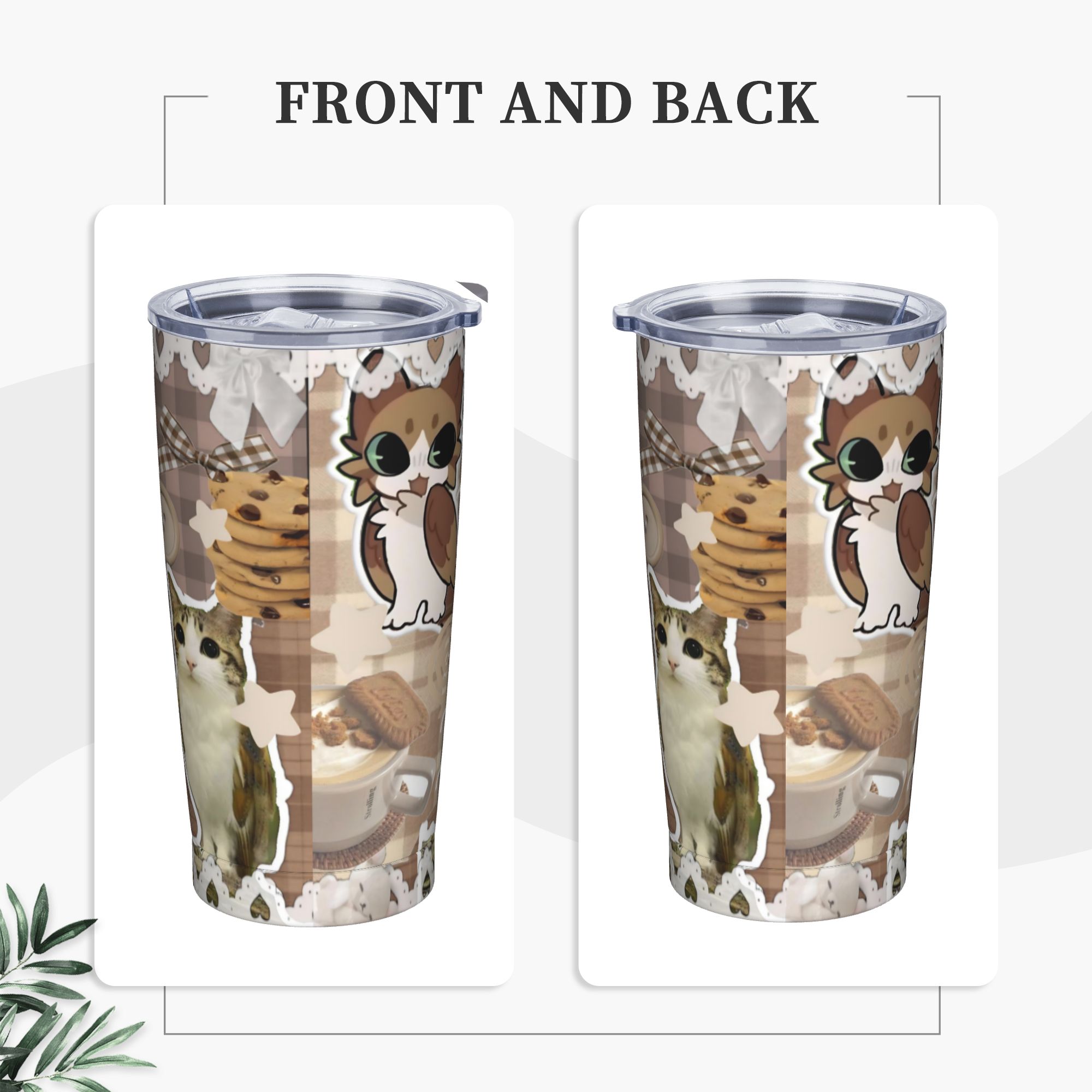 Cute Cat Owl Meowl Tumbler Vac - đánh giá và giá Coffee Tea Tumbler